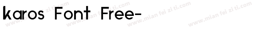 Ikaros Font Free字体转换